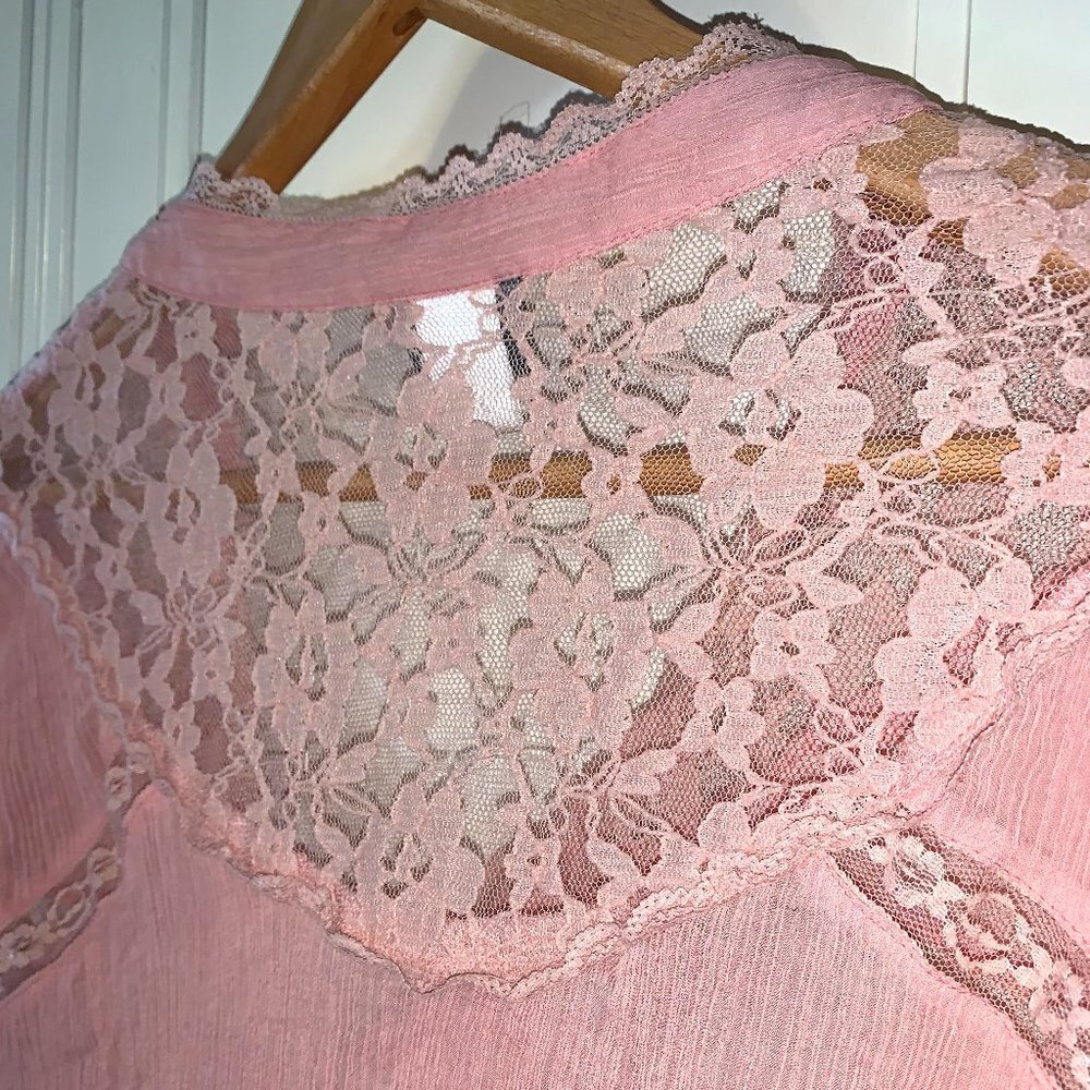 Pink blouse plus - Picture 4 of 5